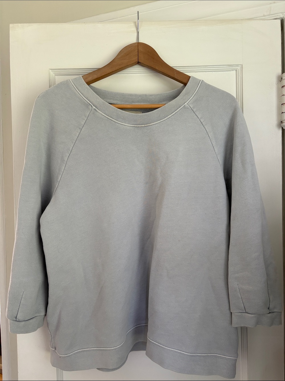 Madewell Stonewash Size Large blue grey sweatshirt. Great condition.
